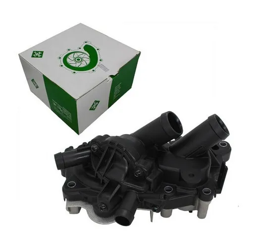 Original INA Water Pump with Housing and Thermostatic Valve for Volkswagen UP, Gol, Golf, and More - 538036310