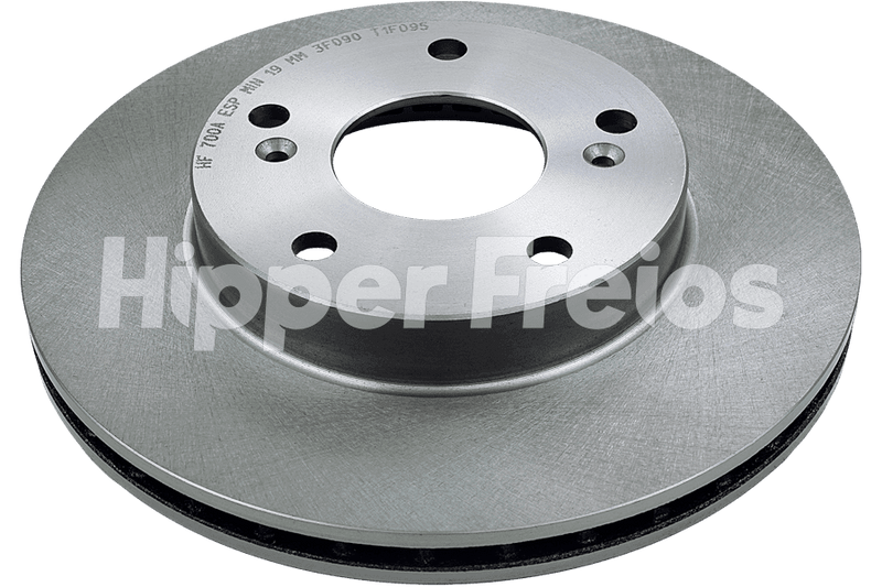 Disco de Freio Ventilado Dianteiro Hipper Freios - Modelo HF 700A