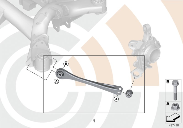 BMW 33322467066 - Suspension Arm Repair Kit