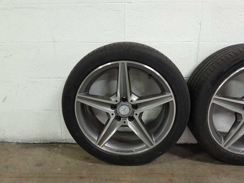 Jogo Rodas Mercedes-Benz AMG C250 Original Aro 18 Pneus 255/40-18