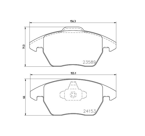 Pastilha de Freio Dianteira Citroen C4 / Peugeot 208
