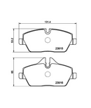 Pastilha de Freio Dianteira Mini Cooper R56 / R57