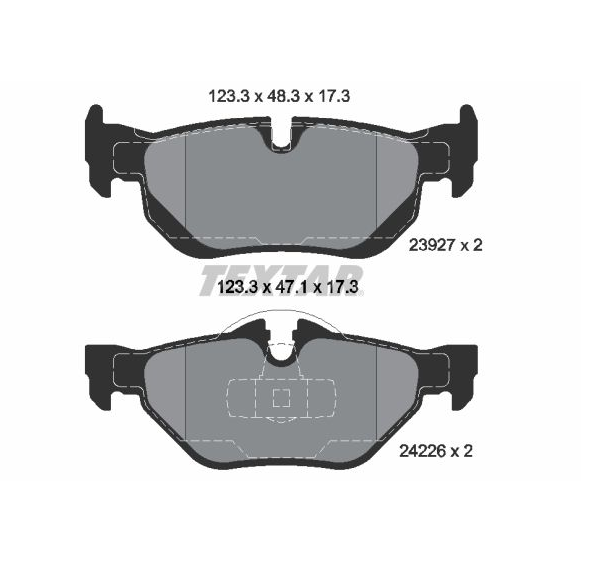 Pastilha de Freio Traseira BMW Serie 1 / X1