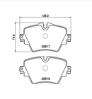 Pastilha de Freio Dianteira BMW 320i X1 / Mini Countryman F60