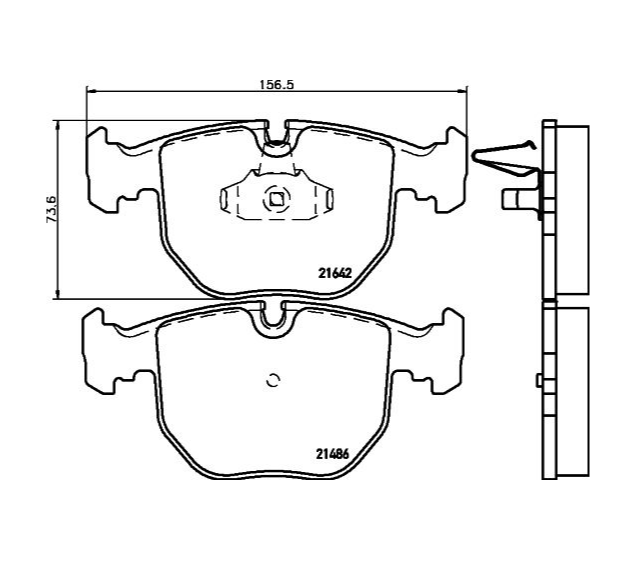 Pastilha de Freio Dianteira BMW X5 / Serie 5