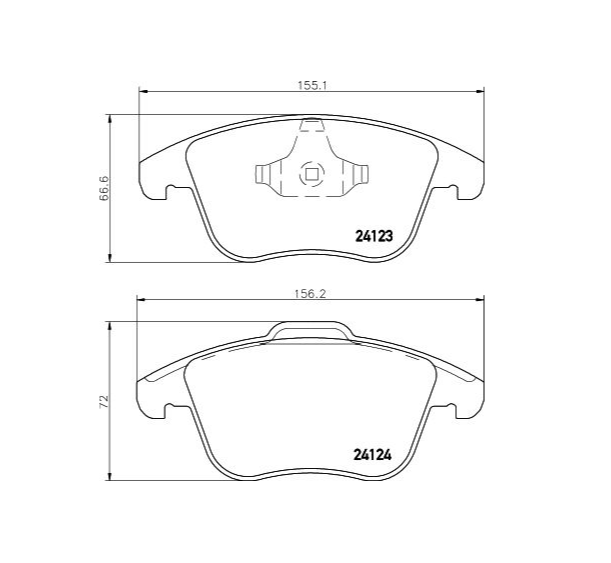 Pastilha de Freio Dianteira Freelander 2 / Volvo S60