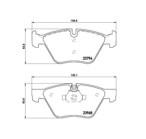 Pastilha de Freio Dianteira BMW 320i / X1 / Z4 Roadster