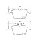 Pastilha de Freio Traseira Mercedes C-Class C180 C200 C300