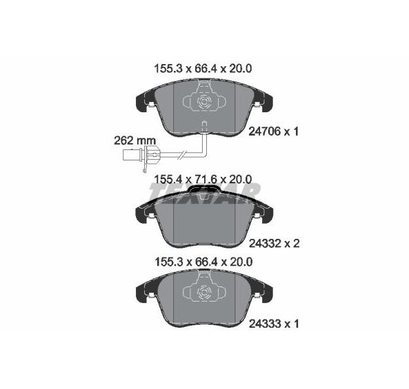 Pastilha de Freio Dianteira Audi A4 / A5