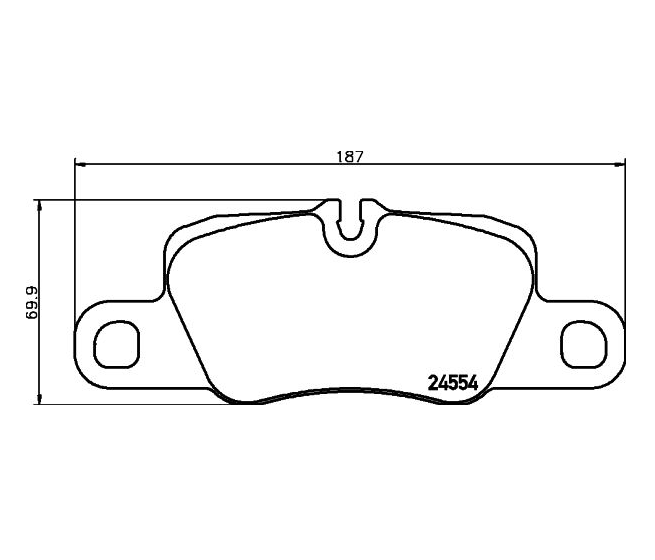 Pastilha de Freio Traseira Porsche Panamera 970 3.0