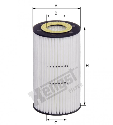 Wega WOE300/4 Oil Filter Compatible with Mercedes-Benz 