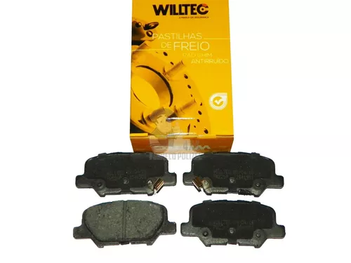 Brake Pad - Willtec W/plate - PW834AP